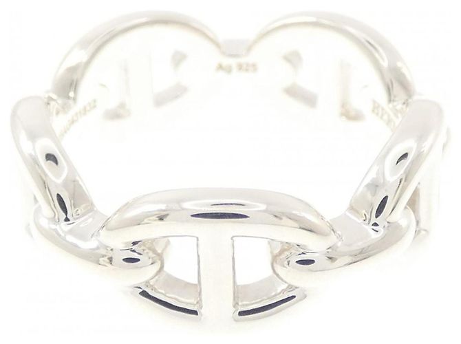 Ring Anel Hermès Chaine d'Ancre Enchainée Prata - vista 2