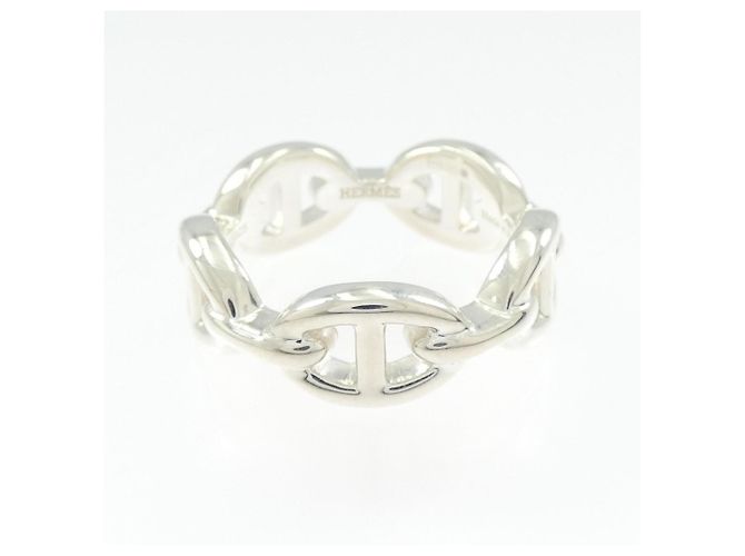 Ring Hermès Anillo Hermes Chaine d'Ancre Enchainée Plata - vista 2