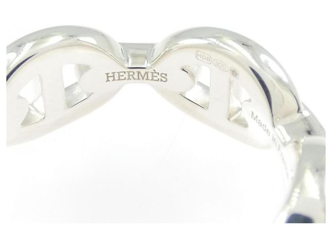 Ring Hermès Anillo Hermes Chaine d'Ancre Enchainée Plata - vista 3
