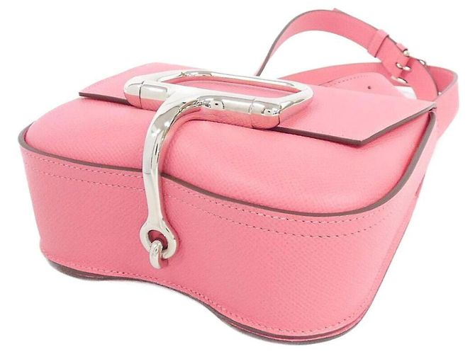 Hermès Borsa a tracolla Hermes Della Cavalleria MINI Rosa - vista 3