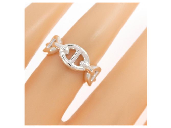 Ring Hermès Anel Hermes Chaine d'Ancre Enchainée Prata - vista 4