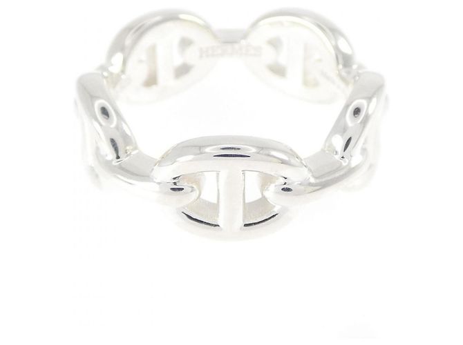 Hermès Chaine d'Ancre Enchainée Ring Silber - Ansicht 2