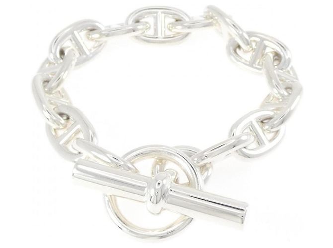 Hermès Chaine d'Ancre MM Silver Charm Armband Silber - Ansicht 2