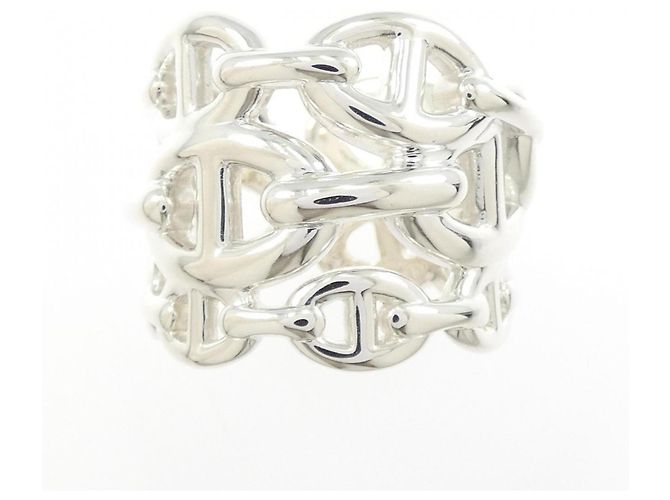 Hermès Chaine d'Ancre Enchainée Ring Silber - Ansicht 2
