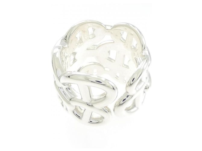 Hermès Chaine d'Ancre Enchainée Ring Silber - Ansicht 3