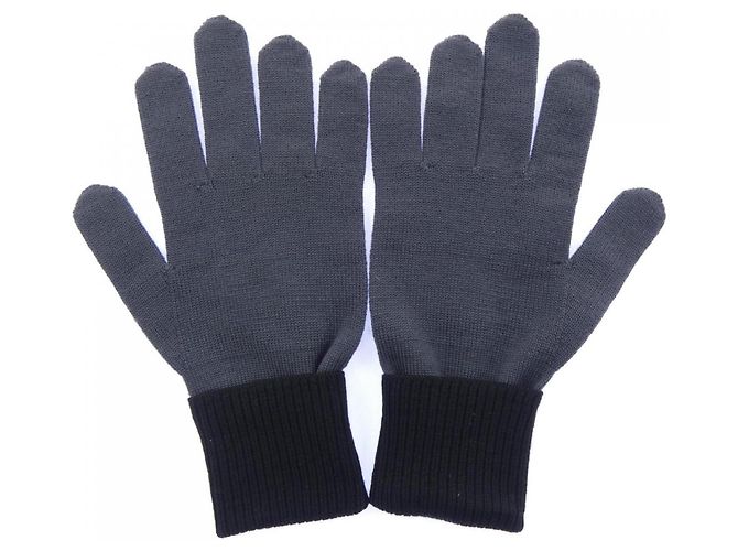 Louis Vuitton Warm Gloves Brown Black - view 2