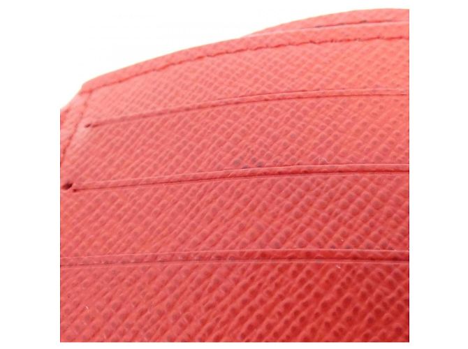Portafoglio con catena Louis Vuitton Epi M67755 in Rouge Rosso - vista 8