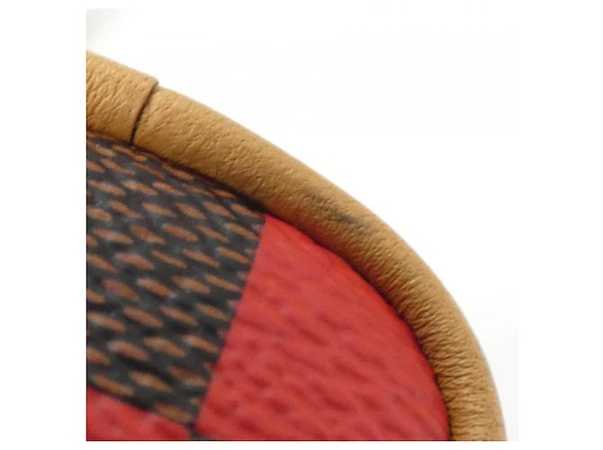 Louis Vuitton Damier Pop Handbag Pouch Mini Speedy Roja Damier ebene - vista 3