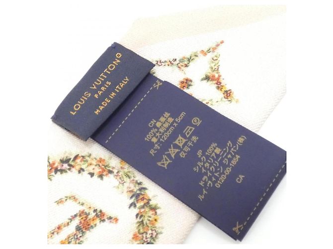 Louis Vuitton Bandeau BB Monogram Flower Schal Beige - Ansicht 4