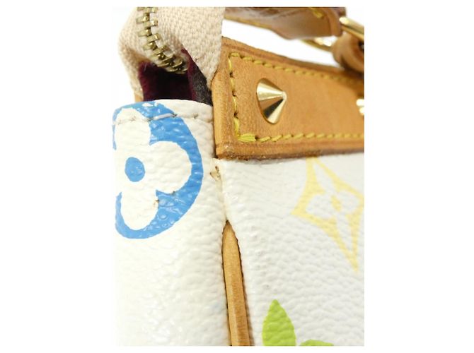Louis Vuitton Multicolor Pochette Accessoires Weiß - Ansicht 6