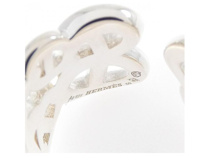 Ring Anello Hermès Chaine d'Ancre Enchainée - vista 4