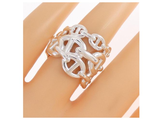 Ring Anello Hermès Chaine d'Ancre Enchainée - vista 5