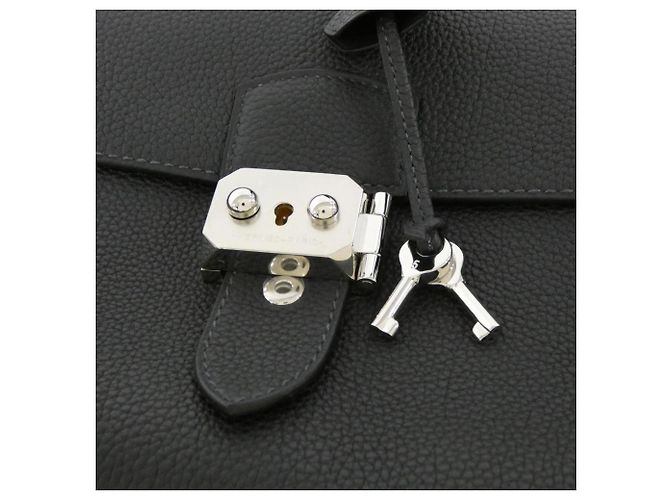 Hermès Hermes Sac à Dépêches 21cm Shoulder Bag Blu - vista 5