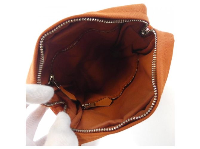 Hermès Hermes Acapulco Pochette Bandoulière MM Marrone - vista 7