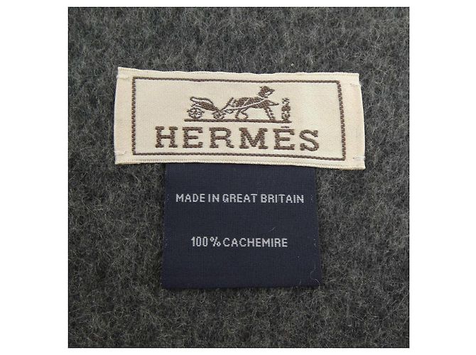 Hermès Stola in cashmere Hermes RECTO VERSO H393800T Rosso - vista 3