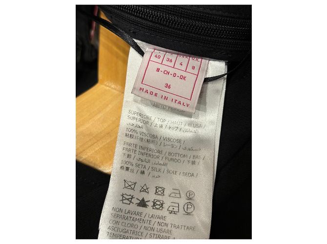Vestido Asimétrico Emilio Pucci de Seda y Viscosa con Estampado Castaño Negro Rosa - vista 4