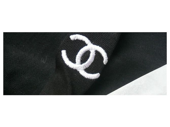 Chanel Langarm-T-Shirt schwarz mit Logo - Ansicht 7