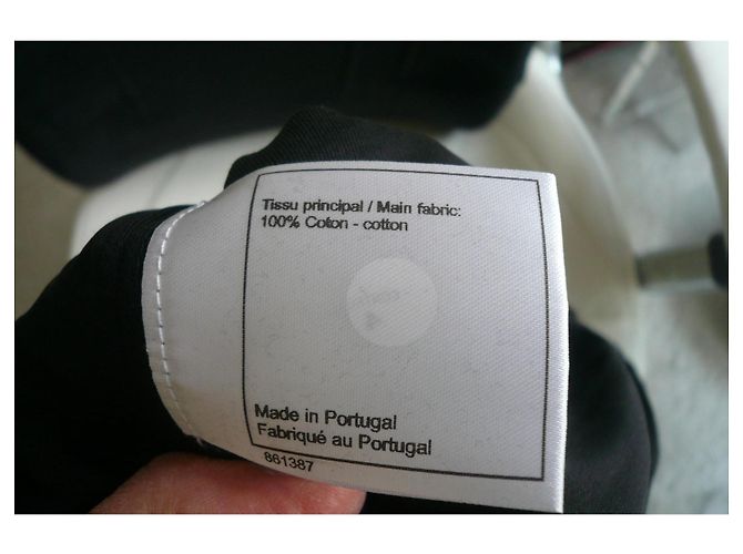 Chanel Langarm-T-Shirt schwarz mit Logo - Ansicht 8