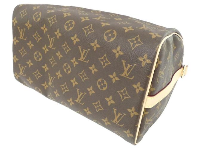 Borsa Boston Louis Vuitton Monogram Speedy Bandoulière Marrone - vista 2