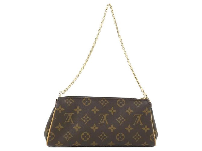 Louis Vuitton Monogram Pochette Eva Schultertasche Braun - Ansicht 2