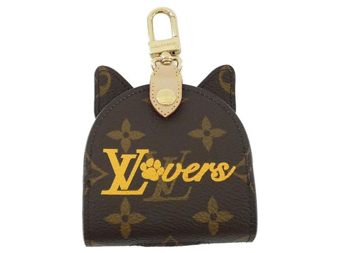 Porte-clés Porte-sac Louis Vuitton Monogram Dock Marron - vue 2