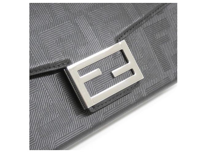 Borsa Fendi Baguette Soft Trunk Nero - vista 4