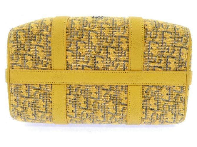 Borsa a mano Christian Dior Dior LINGO 26 Oblique Giallo - vista 4