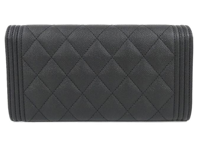 Chanel Boy Line 80286 Langbeutel Schwarz - Ansicht 2