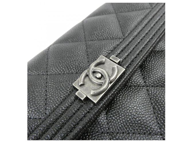 Chanel Boy Line 80286 Langbeutel Schwarz - Ansicht 3