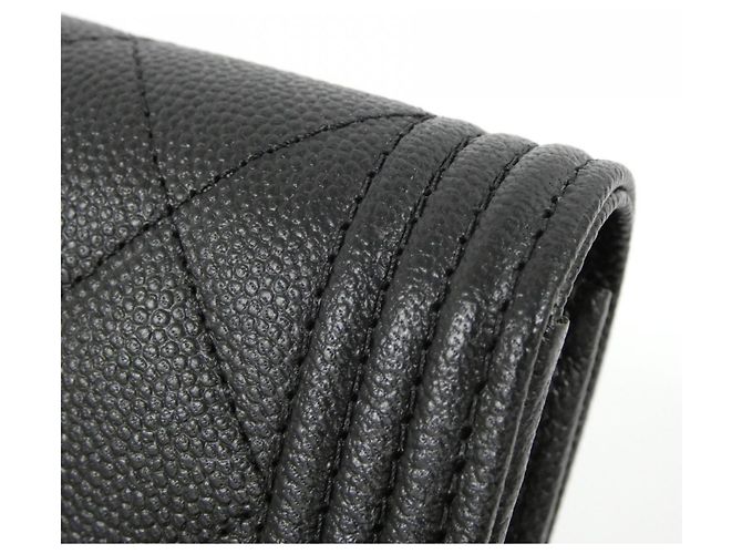 Chanel Boy Line 80286 Langbeutel Schwarz - Ansicht 4