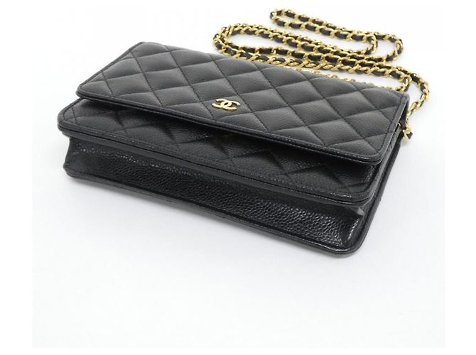 Cadena de cartera Chanel Timeless Classic Line AP0250 Negro Burdeos - vista 3