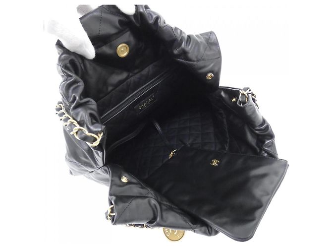 Chanel 22 Line AS3261 Schultertasche Schwarz - Ansicht 9