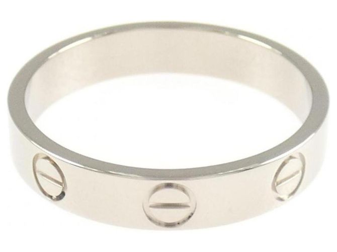Anello Mini Love Cartier in oro bianco - vista 2
