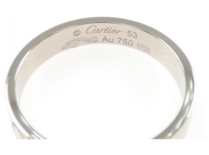Anello Mini Love Cartier in oro bianco - vista 3