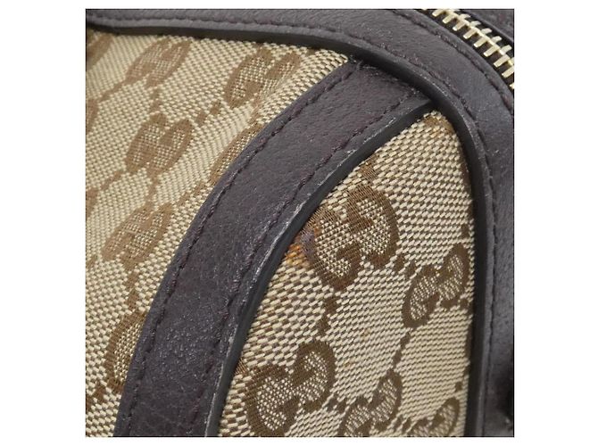 Borsa Boston Gucci 406868 KQWZG Marrone - vista 5
