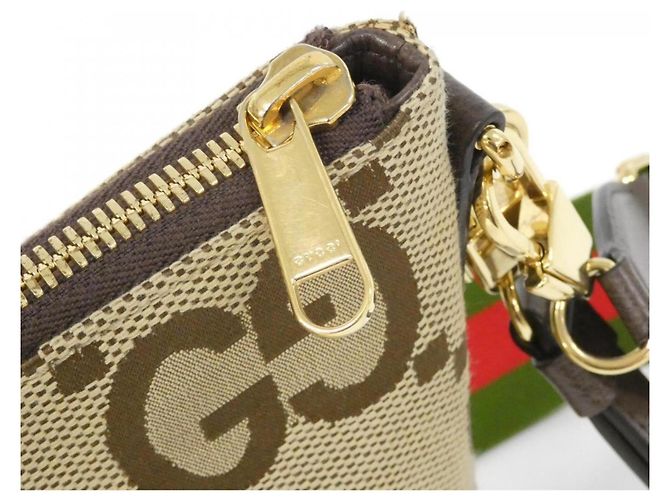 Gucci GG Canvas Schultertasche Braun Kamel - Ansicht 3