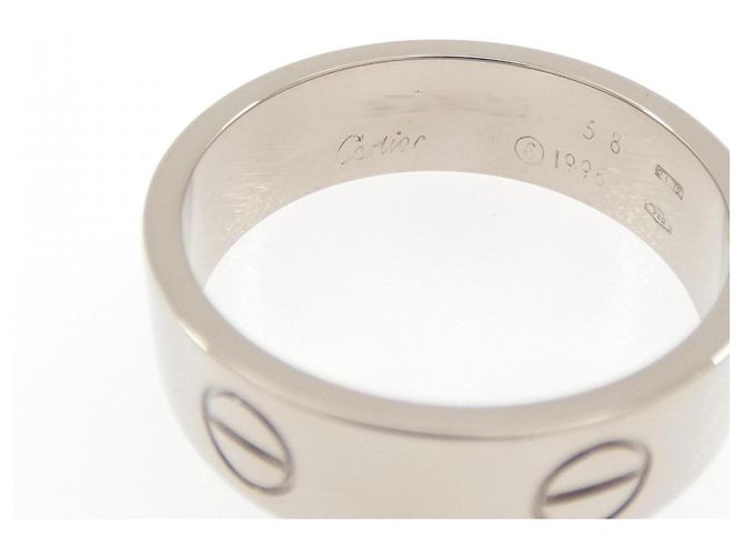 Anello Cartier Love in oro bianco - vista 3