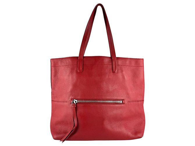 Bolso de mano Miu Miu de piel roja - vista 3