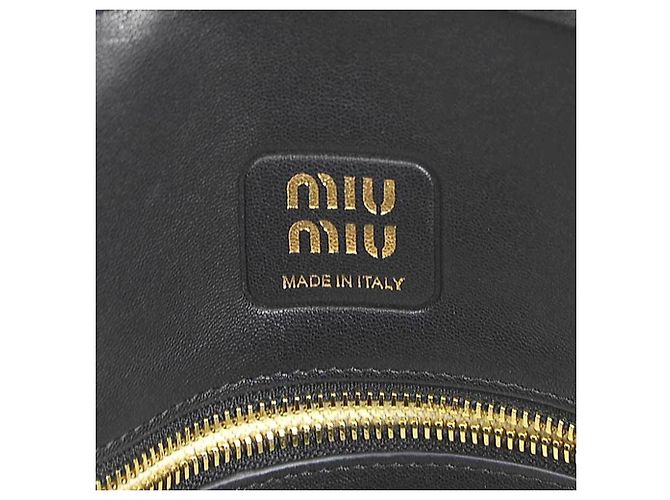 Borsa a mano Miu Miu in pelle nera Nero - vista 13