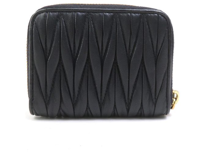 Monedero Miu Miu de piel negra Negro - vista 3
