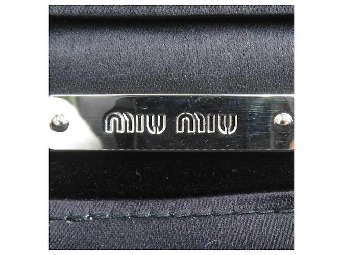 Charm per borsa Miu Miu in pelle argento - vista 6