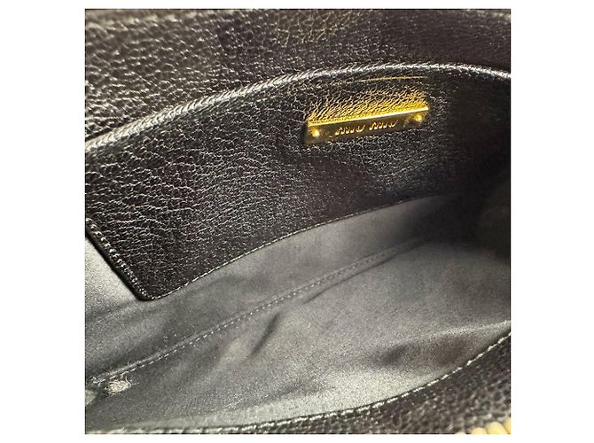Borsa a tracolla Miu Miu in pelle nera Nero - vista 11