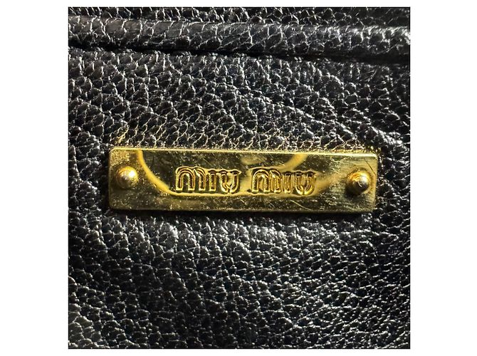 Borsa a tracolla Miu Miu in pelle nera Nero - vista 12