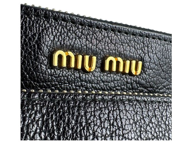 Borsa a tracolla Miu Miu in pelle nera Nero - vista 9