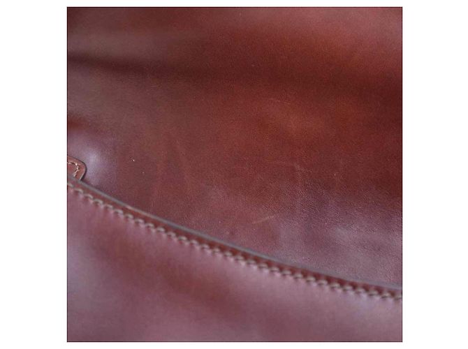 Borsa a tracolla in pelle Miu Miu Marrone D'oro - vista 7