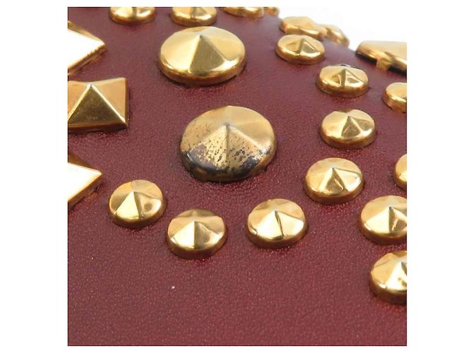 Borsa a tracolla in pelle Miu Miu Marrone D'oro - vista 8