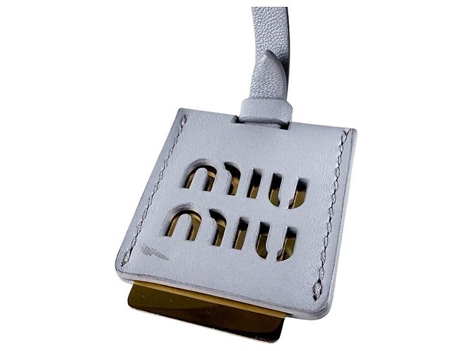 Miu Miu Schultertasche hellgrau - Ansicht 11