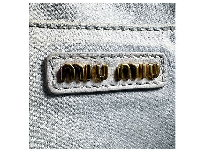Miu Miu Schultertasche hellgrau - Ansicht 13