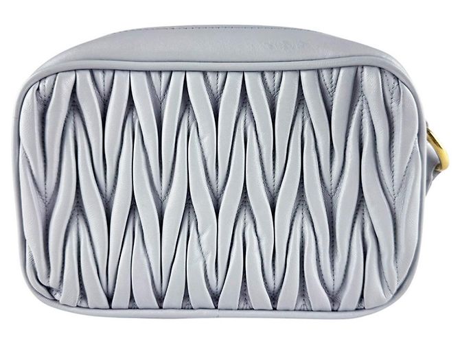Miu Miu Schultertasche hellgrau - Ansicht 3