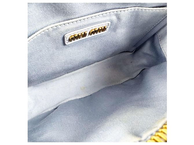 Miu Miu Schultertasche hellgrau - Ansicht 5